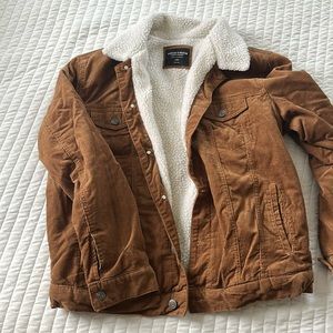 Men’s corduroy sherpa coat